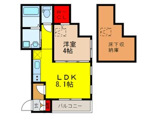 ハーモニーテラス森ノ宮の物件間取画像